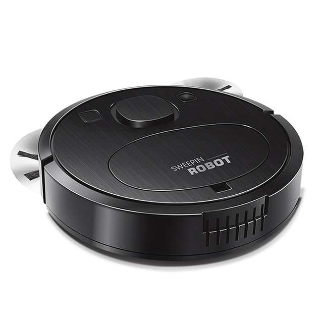 Mini Quiet Robot Vacuum with Dual Brushes Cordless Self-Charging Robot Vacuum Cleaner for House