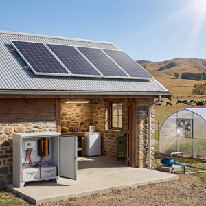 Système solaire hors réseau pour usage domestique prêt à l'emploi, 1,2 kW, batterie 400 Ah, panneau monocristallin, kit photovoltaïque - Product Image 5