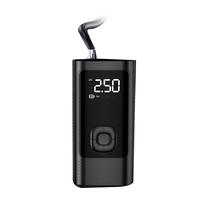 Compresseur d'air de voiture sans fil numérique intelligent portable 12V à double usage avec prise de charge 4500 mAh en ABS
