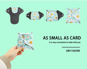 Ananbaby Vente à chaud d'usine Serviettes hygiéniques Serviettes hygiéniques de haute qualité lavables et réutilisables en tissu biologique Serviettes hygiéniques - Product Image 6