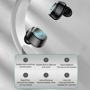 Tai Nghe TWS M36 Tai Nghe <span class=keywords><strong>Bluetooth</strong></span> 5.2 Tai Nghe Không Dây Có Mic Hộp Sạc Thiết Bị Thể Thao Âm Thanh Nổi 9D De Ouvido - Product Image 5