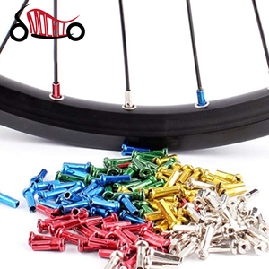 Cache-rayons en alliage d'aluminium pour vélo de route Vélo de montagne E-Bike Colorful Bicycle Wheel Spoke cover Spoke Nipples for Bike Spokes - Product Image 3