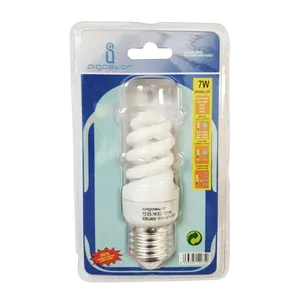 Lampadina a spirale a basso consumo 5W E14, luce efficiente ideale per risparmiare energia nell'illuminazione interna ed esterna. - Product Image 2