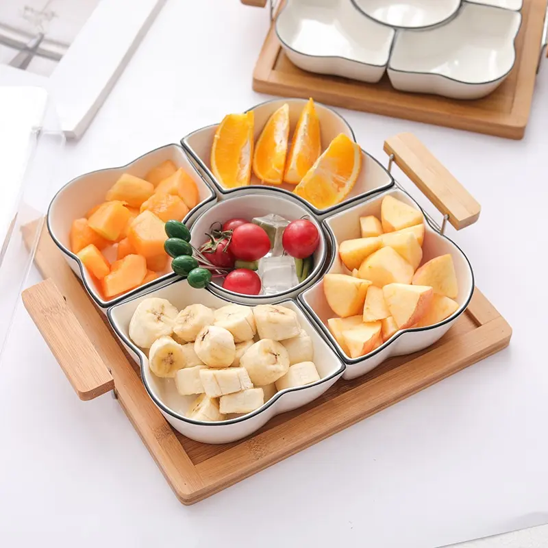 Samples can be customized with cover fruit plate creative dried fruit platter home snack snack box on living room coffee table