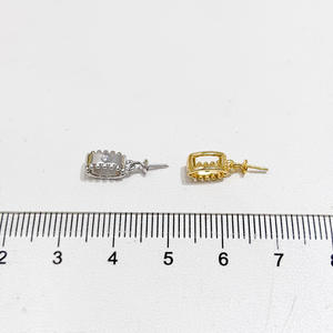 จี้ไข่มุก DIY รุ่น WENCHI 31466 เงินแท้ S925 พร้อมฐานเปล่าสำหรับไข่มุกทรงกลมขนาด 10-13 มม. สร้อยคอทอง/เงิน ผลิตในจีน - Product Image 4