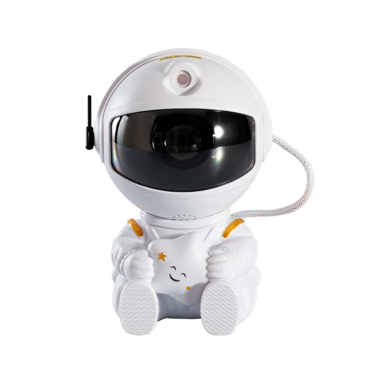 Mini Spaceman Astronaut Star Galaxy projektör gece lambası LED projeksiyon lazer Galaxy Robot lamba odaklama
