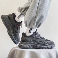 Chaussures de travail à semelle antidérapante pour hommes, chaussures de sport décontractées de haute qualité, robustes, polyvalentes, antidérapantes, résistantes à l'usure, légères et respirantes