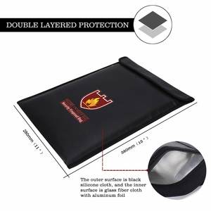 CUSTOM Fireproof Fiberglass Report Folder Letter Size <b>Document</b> Cover with Poly Dividers School File Organization Fire <b>Bag</b> - Product Image 4