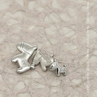 Kancing Logam Bentuk Kuda Poni Lucu, 12mm, untuk Kemeja Anak, Atasan Wanita, Sweater Rajut, Kancing Dekoratif