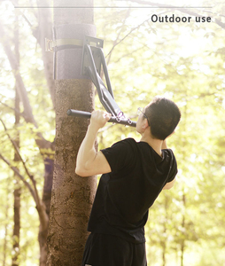 Barra multifunzione in acciaio a immersione per palestra o barra di traino per allenamento della parte superiore del corpo portatile da esterno - Product Image 4