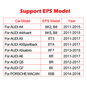 Testeur EPS PL018 pour moteurs de direction des roues Audi A4, A5, A6, Q5 et Q7 - Product Image 3