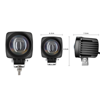 Feu de signalisation de sécurité pour chariot élévateur/AGV en forme de flèche, LED rouge et bleue, indice de protection IP67, 12-100V, pour usage en usine/entrepôt