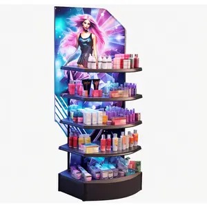 2023 ebay best sellers rack gondola supermarket display shelves for shops Customization Accepted Cosmetics Store Display Racks