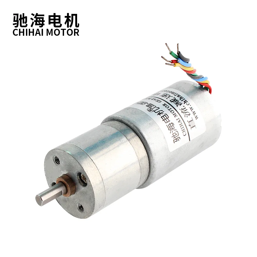 Chihai motor CHR-GM25-BLDC2838 25mm 12v 24v fırçasız dc şanzımanlı motor sessiz yüksek tork Mini BLDC DİŞLİ motor