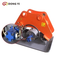 Compacteur de Terre Hydraulique à Vente Directe Usine pour Attachements d'Excavatrice, Compatible avec Diverses Excavatrices