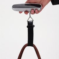Balance de pesée numérique portable pour valise de voyage, essentiels de voyage en avion, écran LCD, 110 lb/50 kg