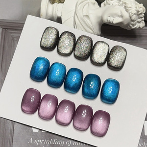 Vernis à ongles <span class=keywords><strong>gel</strong></span> DIY à base d'eau, 36 couleurs, effet œil de chat cristallin, imperméable, nouvelle tendance 2026, blanc porcelaine perles de verre - Product Image 4
