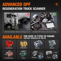 Scanner Diagnostico ANCEL V6 HD 2025 per Camion Diesel, Rigenerazione DPF, Codifica ECU, Programmazione Bidirezionale OBD2 Elettronico