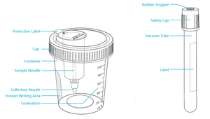 120ml 소변 용기 멸균 소변 표본 컵 - Product Image 5