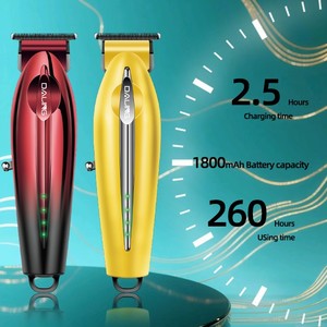 DALING-Recortador de pelo profesional, batería recargable por USB de alta capacidad, potente motor, indicador de carga LCD - Product Image 1