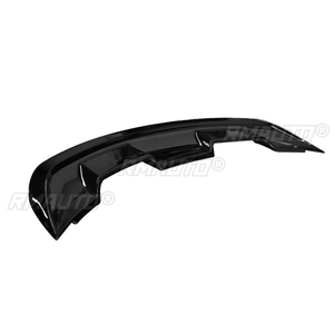 Aileron de coffre arrière style GT500, finition noir brillant / aspect carbone pour Ford Mustang 2015 2016 2017 2018 2019 2020 2021 - Product Image 2