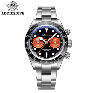Montre Chronographe à Quartz 40mm en Gros, Mouvement Japonais <span class=keywords><strong>VK64</strong></span>, Acier 316L, Lunette Céramique, Luminescence BGW9, Étanche 100m, Logo Personnalisé - Product Image 5