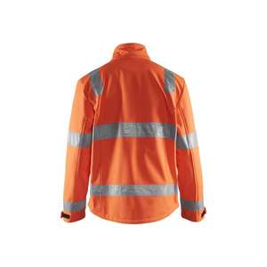 BLAKLADER - 483825175300XL <b>Hi</b>-<b>Vis</b> Softshell <b>Jacket</b> <b>Orange</b> - EAN 7330509414484 <b>HI</b>-<b>VIS</b> WORKWEAR - Product Image 2