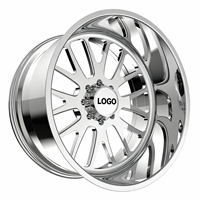 JTX SAVAGE Geschmiedete Leichtmetallfelgen 20-30 Zoll 8x170 8x165.1 5x115 für Ford F-350 Super Duty RAM 2500 Dodge Challenger Felgen 4x4