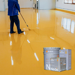 <span class=keywords><strong>Peinture</strong></span> époxy liquide résistante aux UV, résistante à l'usure, <span class=keywords><strong>antidérapante</strong></span>, écologique, 20 litres, <span class=keywords><strong>pour</strong></span> entrepôt, atelier, hôpital, école - Product Image 1