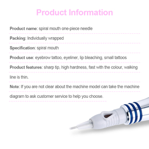 Agujas de Cartucho Desechables para PMU, Puntas de Aguja de Acero Inoxidable para Tatuajes de Cejas y Labios, Maquillaje Permanente, Uso Profesional en Estudio - Product Image 4