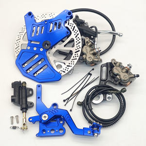 Kit de Freno de Disco Trasero Ultra Bee de 240 mm, Aleación de Aluminio con Acabado de Óxido Anódico, Soporte de Doble Pinza para Accesorios de Motocicletas Talaria - Product Image 6