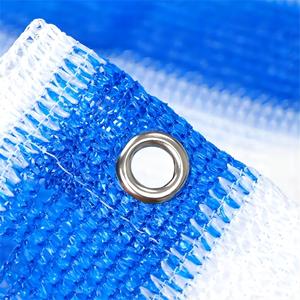 ตาข่ายพลาสติก PE รีไซเคิลตาข่ายสีขาว + น้ำเงิน - Product Image 2