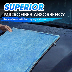 Serviette de séchage en microfibre <span class=keywords><strong>à</strong></span> boucles torsadées pour voiture, portable, facile <span class=keywords><strong>à</strong></span> ranger, pour le démaquillage, <span class=keywords><strong>la</strong></span> vaisselle, le séchage des mains, l'entretien automobile, serviette de nettoyage - Product Image 4
