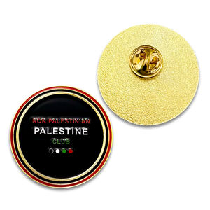 Palestine Triangle Coeur Design Métal <span class=keywords><strong>Affiche</strong></span> Badge Pin Personnalisé Drapeau Palestinien Pin Carte de Palestine - Product Image 2