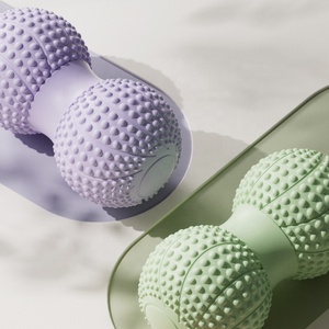 Bola Pijat Yoga Portabel untuk Seluruh Tubuh, Stimulasi Titik Akupuntur Pinggul, Punggung, Kaki, Relaksasi Otot Fascia Plantar - Product Image 4