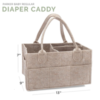 Organisateur de couches rectangulaire en tissu feutré grande capacité, sac de rangement portable et léger pliable pour couches de bébé, sac fourre-tout pour la crèche
