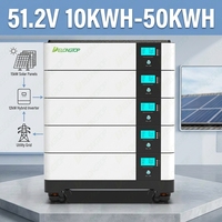 Stock UE Batterie au lithium LifePO4 grade a BYD 51.2V 200Ah 48v 200ah 10kwh 20Kwh 30kwh 50Kwh Batterie de stockage d'énergie domestique