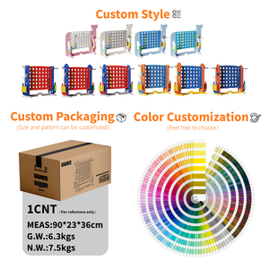 Factory Sale Liyou Educational Toys Rocket Shape <strong>4</strong> in a Row <strong>Connect</strong> Game Custom Plastic Kids Height Adjustable <strong>Connect</strong> <strong>4</strong> Game - Product Image 6