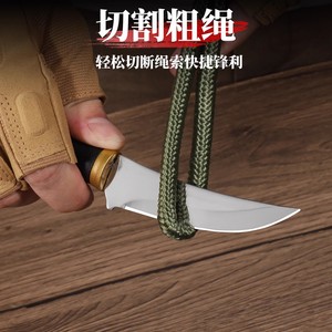 <b>Multi</b> Purpose Knife D2 Steel 8.7 Cm Blade With Sheath For Outdoor <b>Camping</b> Meat Cutting And Fruit Peeling - Product Image 4