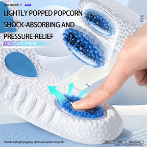 Plantillas Deportivas con Amortiguación de Aire Zoom de Alta Elasticidad, Absorbentes de Sudor, Antiolor, <span class=keywords><strong>para</strong></span> Baloncesto, Running, <span class=keywords><strong>para</strong></span> Hombre y Mujer - Product Image 3