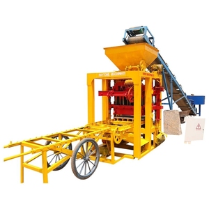 Bán tốt QT4-24 bán tự động rỗng Khối Máy làm xi măng bê tông paver với PLC & khuôn cho cát hoặc tro bay gạch - Product Image 5