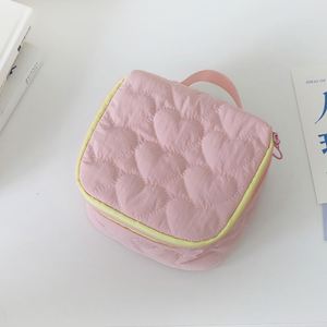 K-Style <b>Large</b> Capacity Puffy <b>Toiletry</b> <b>Bag</b> Fashion Portable Satchel Quilted Travel Cosmetic Case Puffer Makeup <b>Bag</b> With Zipper - Product Image 6