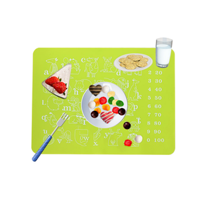 High Quality Waterproof Silicone Placemat Food Insulation Pad Dining <b>Table</b> Mat Darklight Modern Creative Design - Product Image 3