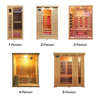 Cabine de sauna infrarouge la plus vendue, directement de l'usine, sauna infrarouge intérieur, panneau chauffant infrarouge au carbone pour spa de luxe à domicile