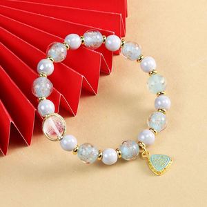 Trendy Glass Buddhist Beads Engraved Heart Sutra Jewelry Crystal <b>Bracelet</b> Incense Ash Porcelain <b>Beaded</b> <b>Bracelet</b> for Women Girls - Product Image 3