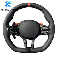 Volant en fibre de carbone pour BMW CS M1 M2 M3 M4 M5 M6 M340i F82 F80 F87 F90 G80 G82 G30 F30 Gr Supra Mk4 Mk5 G80 Sans airbag