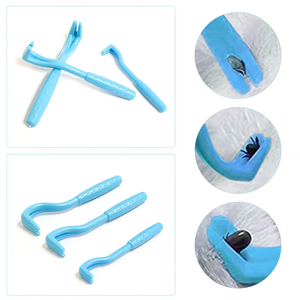 Limpieza de mascotas, cortadora de garrapatas para gatos, perros, Juego de 3 piezas, productos de limpieza y aseo de mascotas de plástico, eliminación de residuos de mascotas - Product Image 6