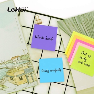 3colorstationery ชุดกระดาษโน้ตแบบมีกาวในตัว 8 แพ็ค ขนาด 3x3 นิ้ว สีสันสดใส ใช้งานง่าย สำหรับบ้านและสำนักงาน ทำจากกระดาษ - Product Image 3