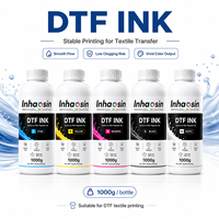 Encre pigmentée DTF anti-colmatage de qualité supérieure à base d'eau CMYKW pour transfert thermique sur vêtements et imprimantes numériques