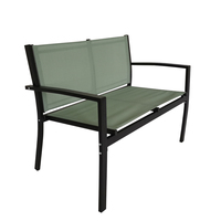 Moderne 4 pièces Patio extérieur jardin cadre en métal meubles bureau salle à manger hôtel comprend canapé Table chaises ensembles avec table à thé
